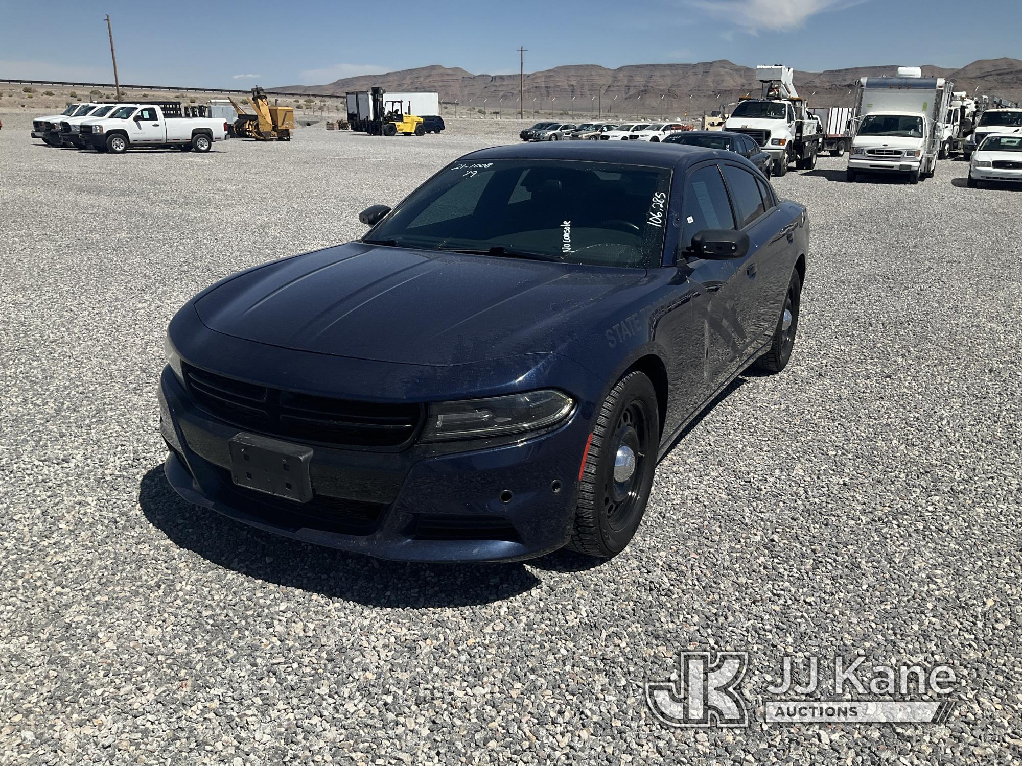 (Las Vegas, NV) 2019 Dodge Charger Police Package AWD, No Console Runs & Moves