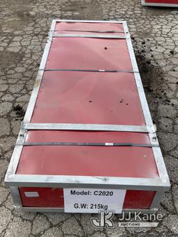 (South Beloit, IL) 2023 Golden Mount Dome Container Shelter 20ft x 20ft (New/Unused) NOTE: This unit
