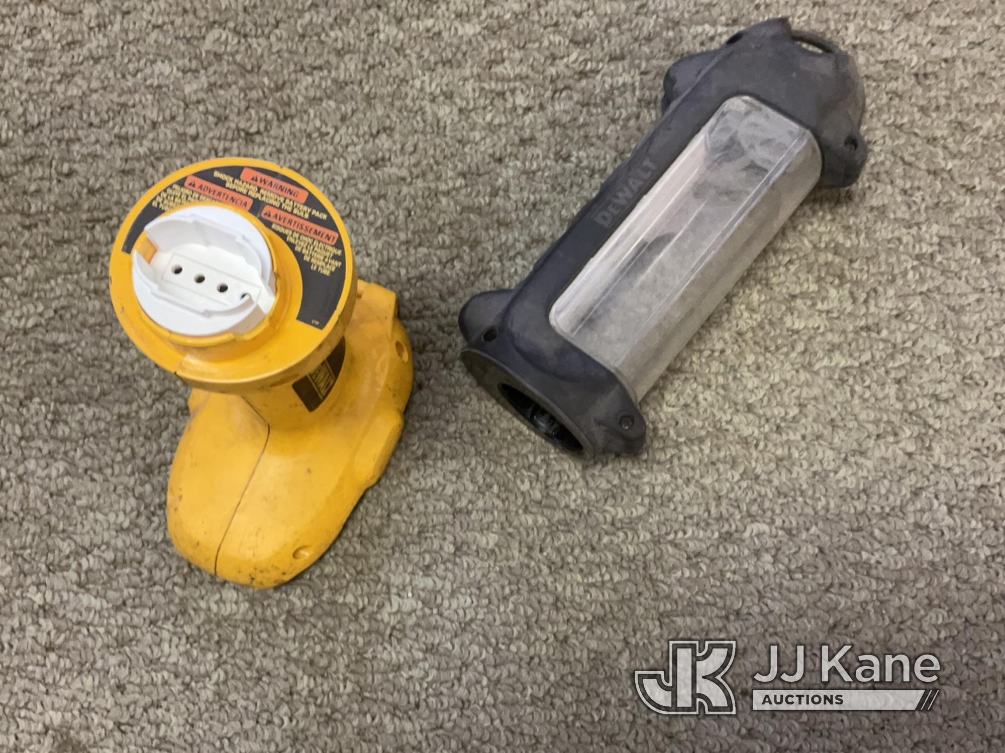 (South Beloit, IL) (3) Dewalt 18v Lights-bare tools Condition Unknown