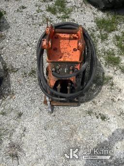 (Hawk Point, MO) Compactor for Excavator. (Used) NOTE: This unit is being sold AS IS/WHERE IS via Ti