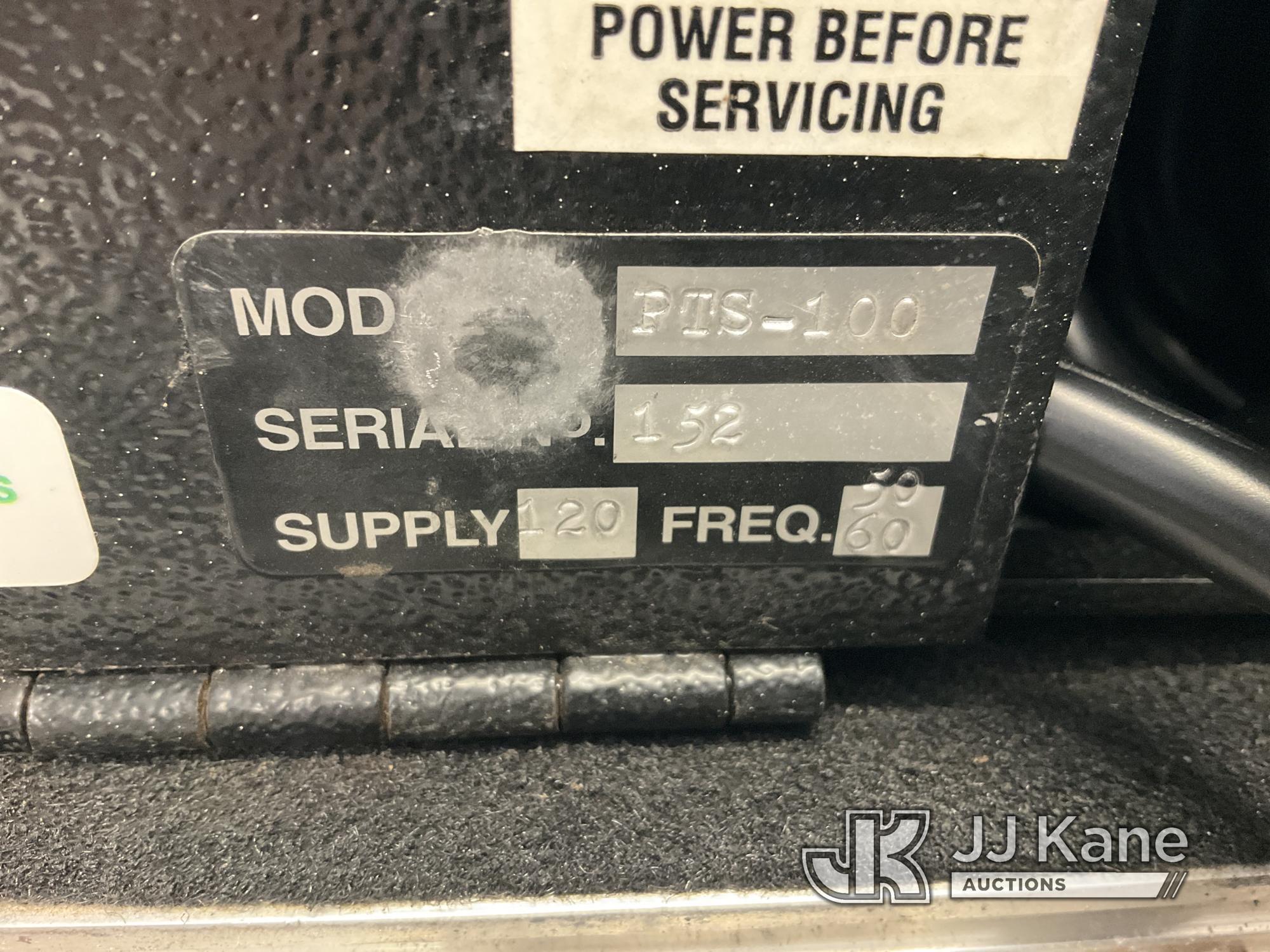(Kansas City, MO) HVI PTS-100 Portable DC Dielectric Tester NOTE: This unit is being sold AS IS/WHER