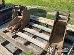 (Hawk Point, MO) 3 Yanmar Excavator Buckets. NOTE: This unit is being sold AS IS/WHERE IS via Timed