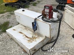 (Hawk Point, MO) Fuel Tank With Pump. (Used. ) NOTE: This unit is being sold AS IS/WHERE IS via Time