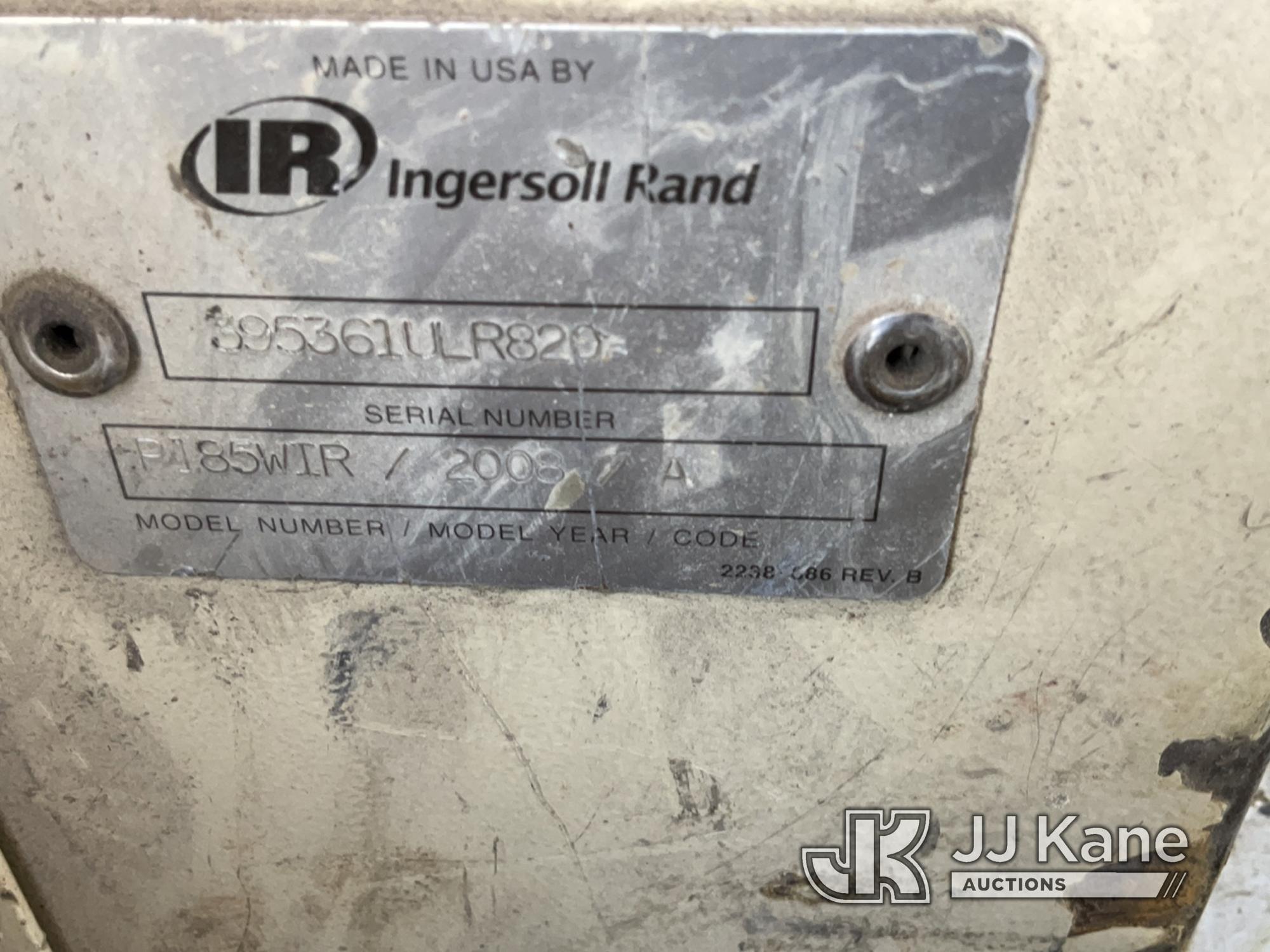 (Shakopee, MN) 2008 Ingersoll Rand Portable Air Compressor, Trailer mounted No Title) (Condition Unk