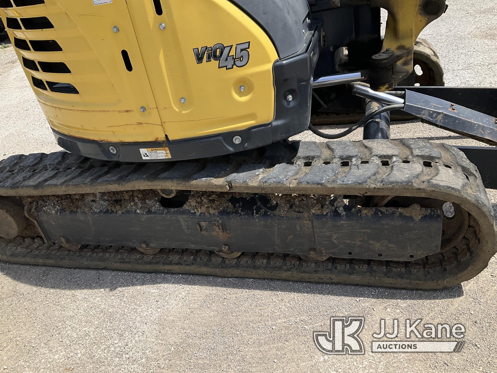 (Kansas City, MO) 2017 Yanmar VI045-6A Mini Hydraulic Excavator Runs, Moves, & Operates