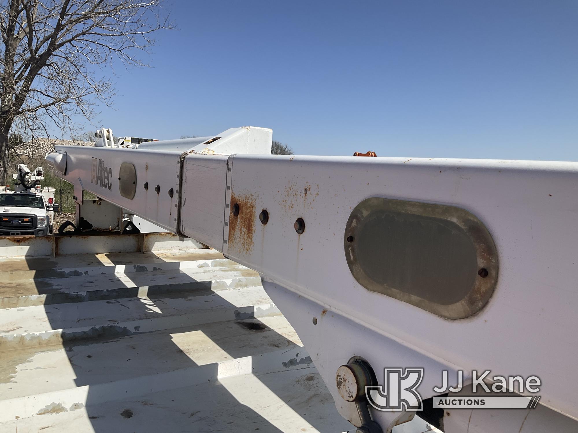 (Kansas City, MO) Altec LRV55, Over-Center Bucket Truck mounted behind cab on 2006 GMC C7500 Chipper