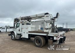 (Corpus Christi, TX) Altec DM47-BR, Digger Derrick rear mounted on 2013 Freightliner M2 106 Flatbed/
