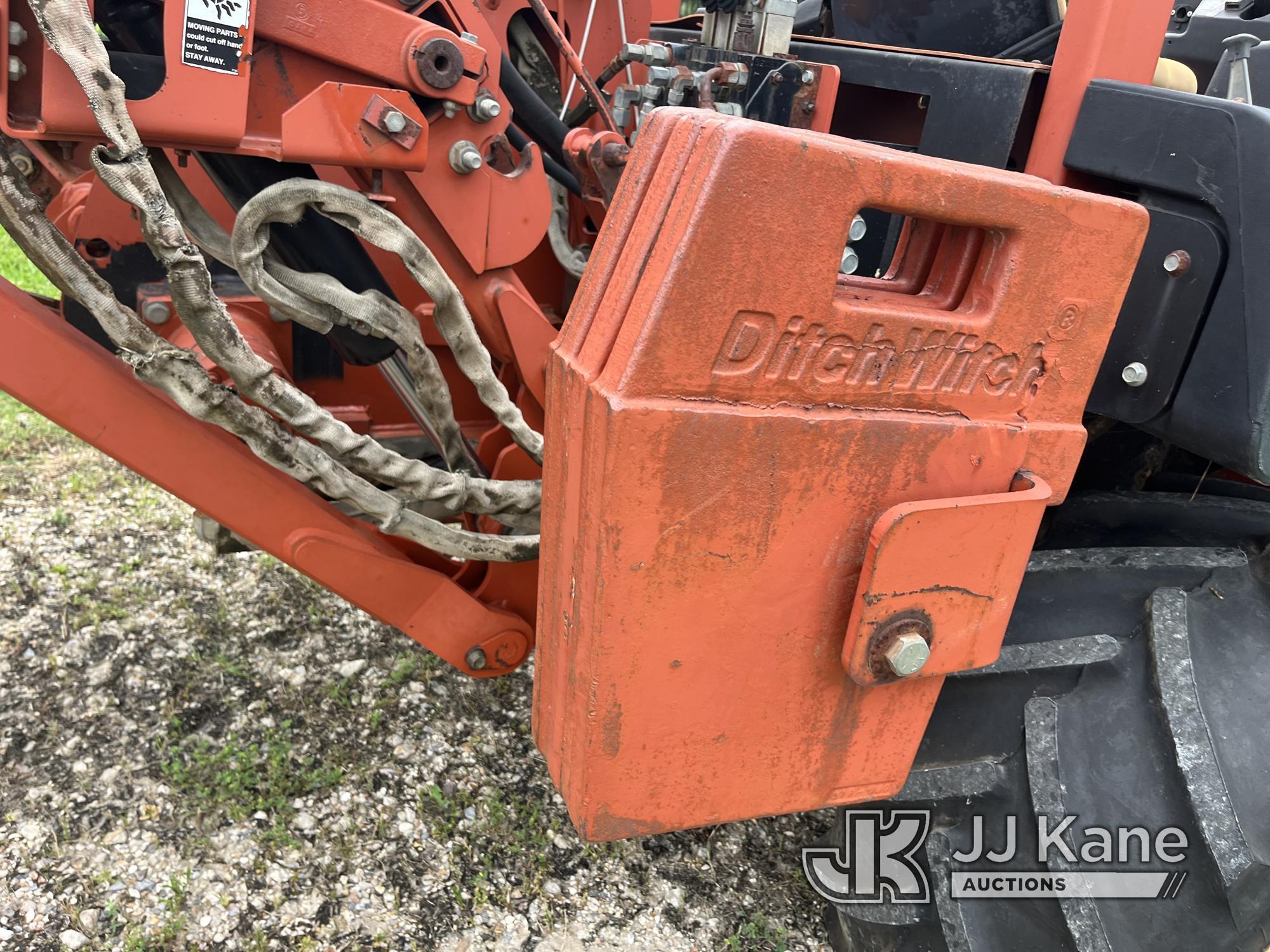 (Lake Charles, LA) 2006 Ditch Witch RT55 Rubber Tired Vibratory Cable Plow/Trencher Starts, Moves, O