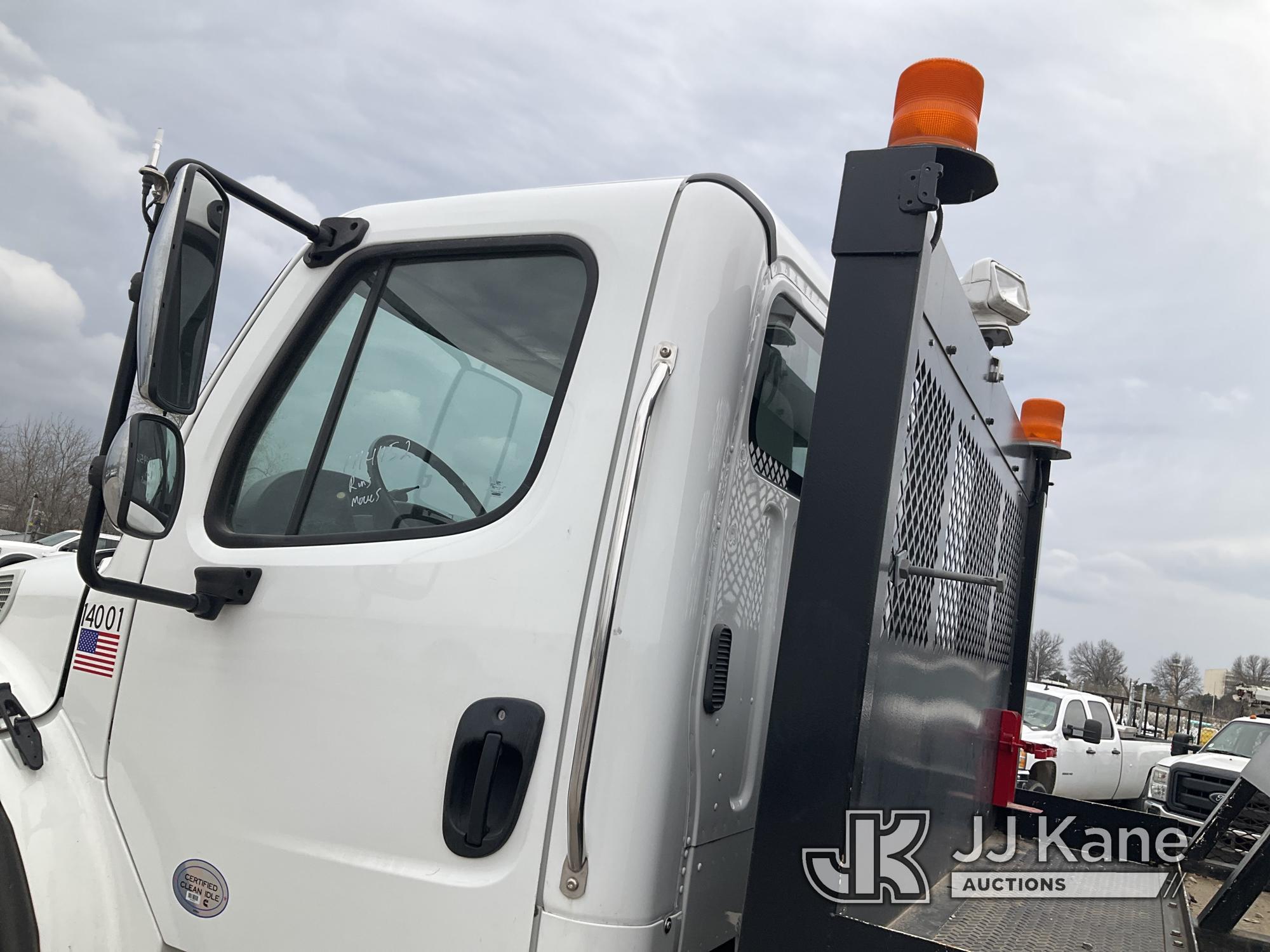 (Kansas City, MO) 2017 Freightliner M2 106 Flatbed Reel Truck Runs & Moves