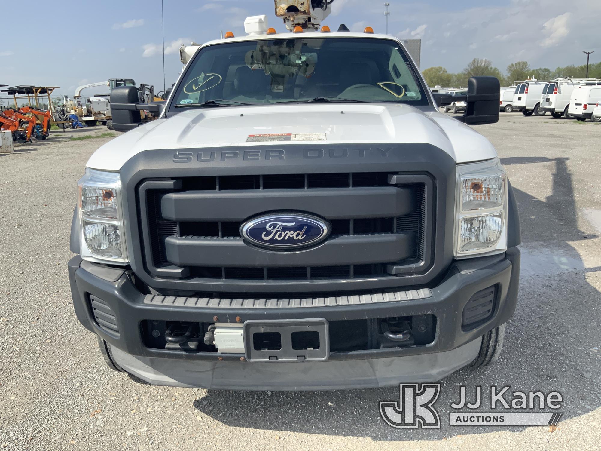 (Hawk Point, MO) Altec AT200A, Telescopic Non-Insulated Bucket Truck mounted behind cab on 2012 Ford