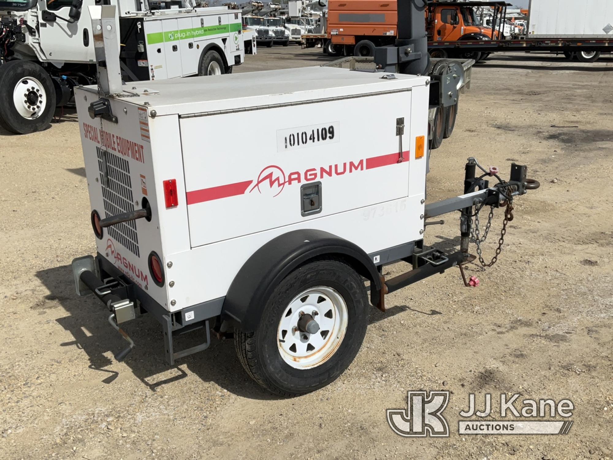 (South Beloit, IL) 2012 Magnum Products Portable Light Tower No Title) (Runs, Lights Turn On