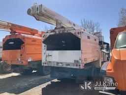 (Kansas City, MO) Altec LRV55, Over-Center Bucket Truck mounted behind cab on 2006 GMC C7500 Chipper