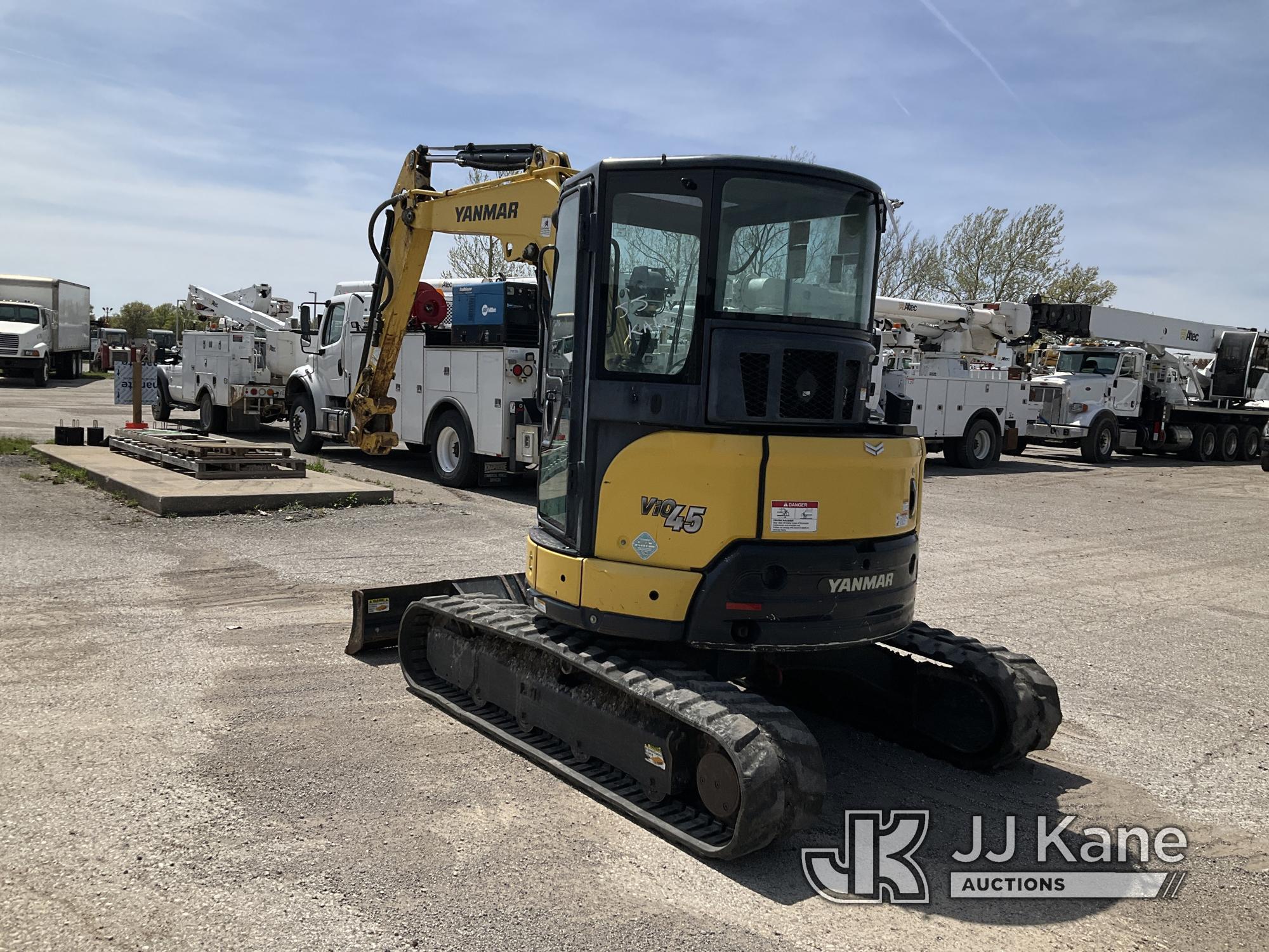 (Kansas City, MO) 2017 Yanmar V1045 Mini Hydraulic Excavator Runs, Moves, & Operates