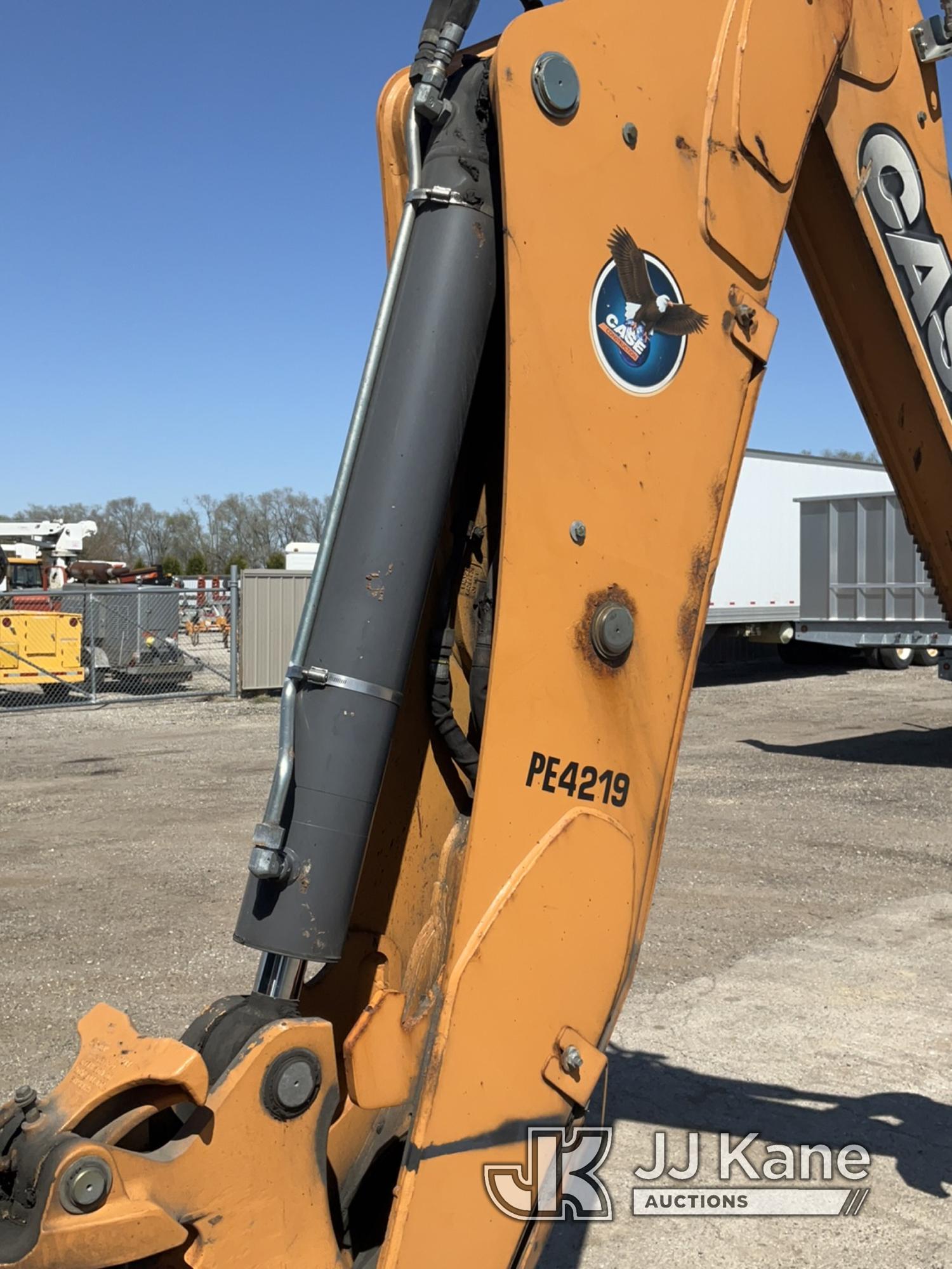 (South Beloit, IL) 2014 Case 580 Tractor Loader Backhoe Runs & Operates) (Rough Idle-Condition Unkno