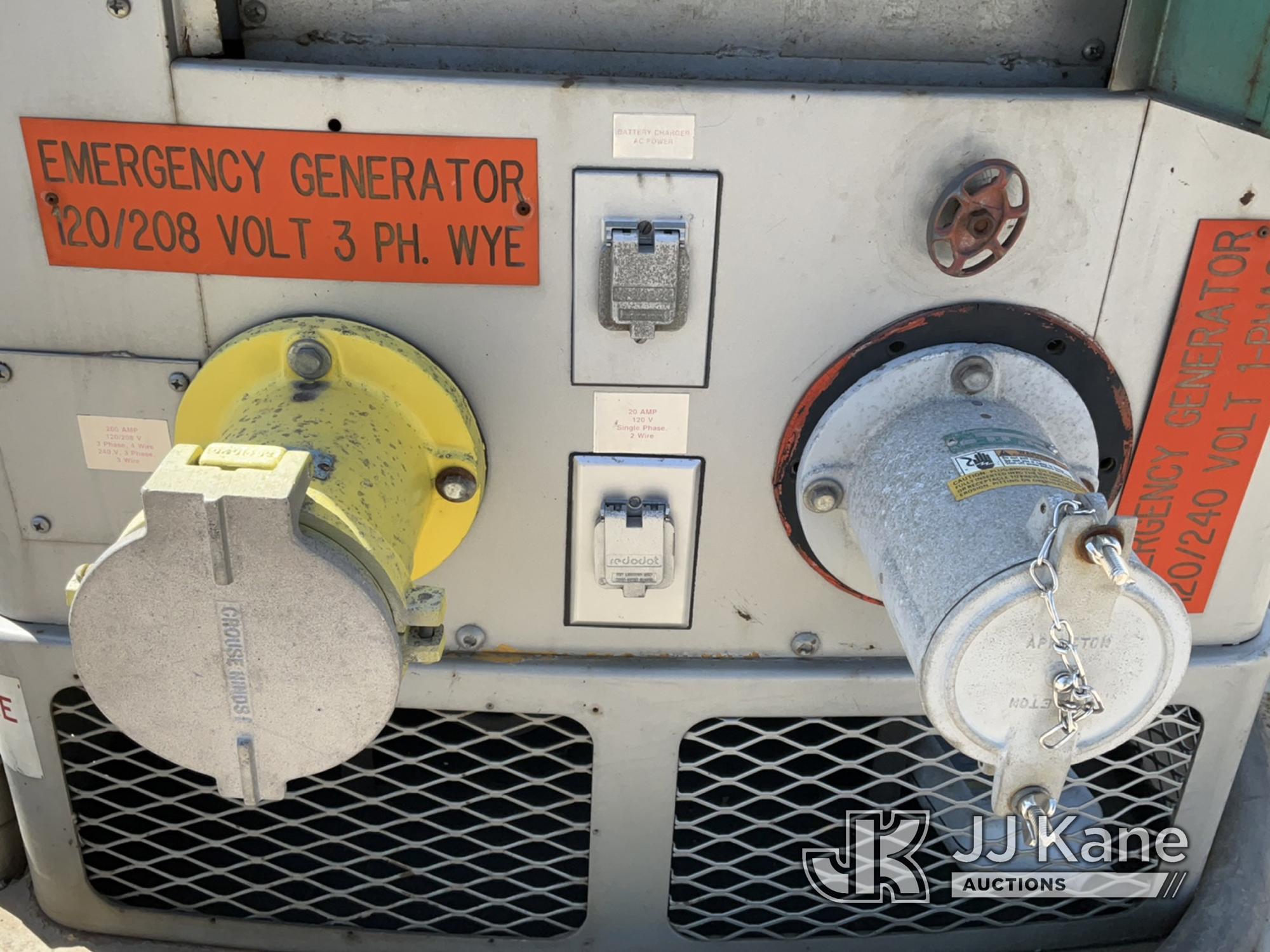 (South Beloit, IL) 1966 Larson 55KB99R Enclosed Portable Generator No Title) (Runs) (Generator Opera