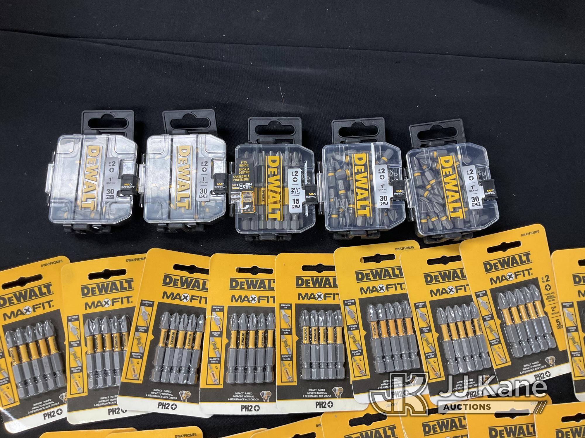 (Jurupa Valley, CA) DeWalt Bits (Used) NOTE: This unit is being sold AS IS/WHERE IS via Timed Auctio