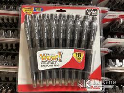 (Jurupa Valley, CA) Pentel WOW Retractable Ballpoint Pens (New) NOTE: This unit is being sold AS IS/