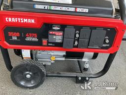 (Jurupa Valley, CA) Craftsman 3500 Generator (Used) NOTE: This unit is being sold AS IS/WHERE IS via