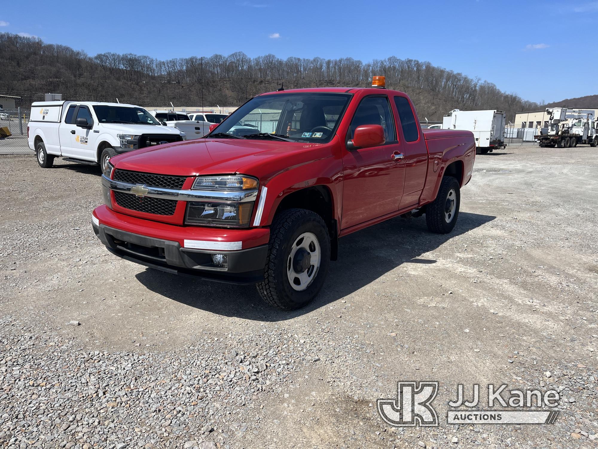 (Smock, PA) 2012 Chevrolet Colorado 4x4 Extended-Cab Pickup Truck Runs & Moves, Rust, Paint & Body D