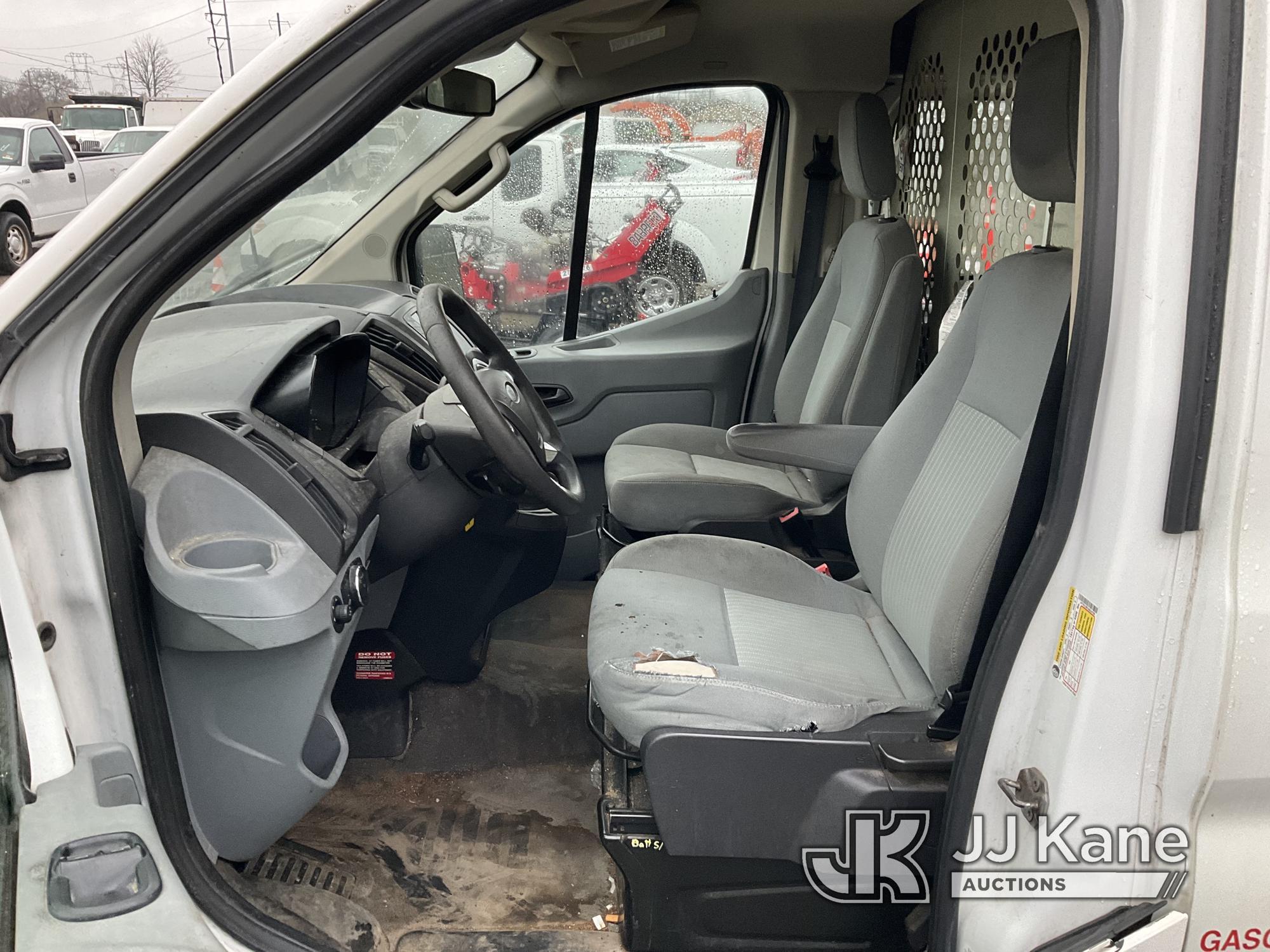 (Plymouth Meeting, PA) 2016 Ford Transit-250 Cargo Van Runs & Moves, Check Engine Light On, Cracked