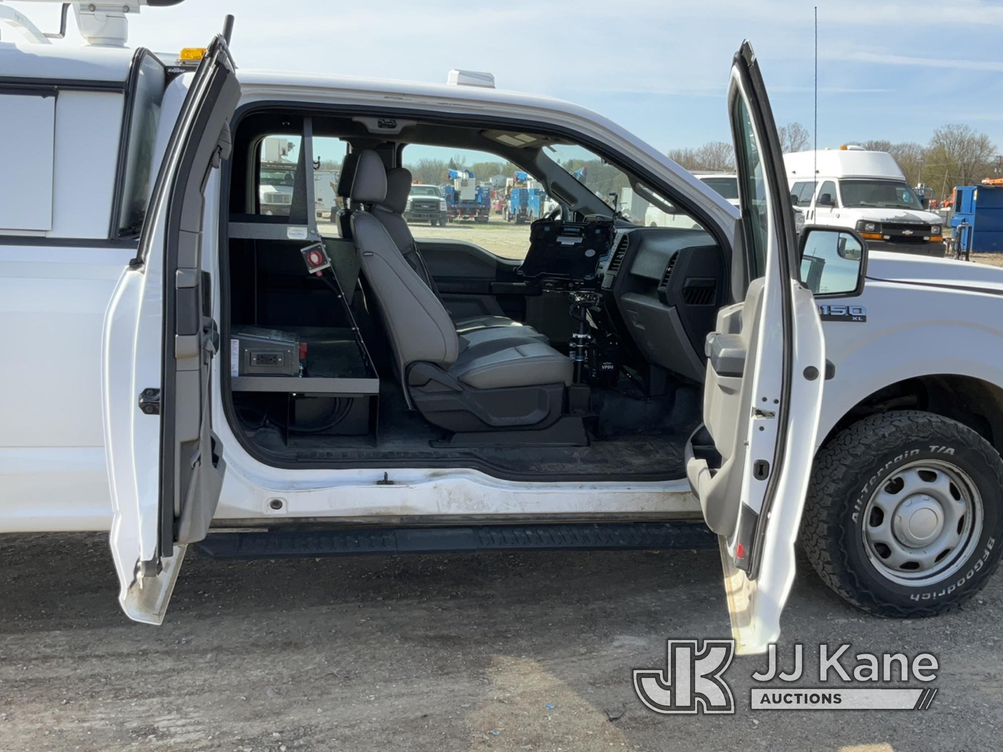 (Charlotte, MI) 2018 Ford F150 4x4 Extended-Cab Pickup Truck Runs, Moves, Jump To Start, Will Not St