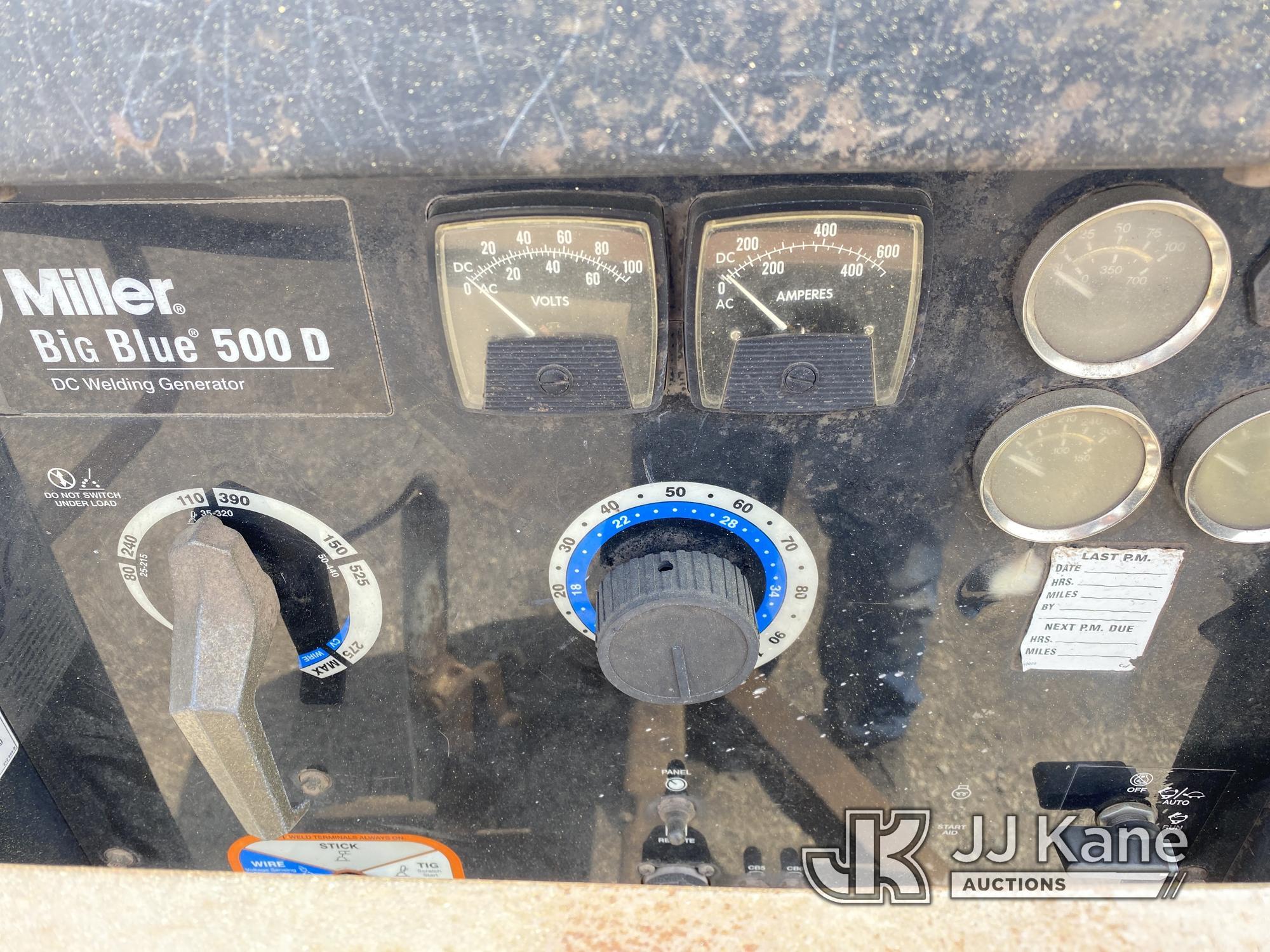 (Plymouth Meeting, PA) Miller Big Blue 500D Welder/Generator Not Running, Condition Unknown, Tires O