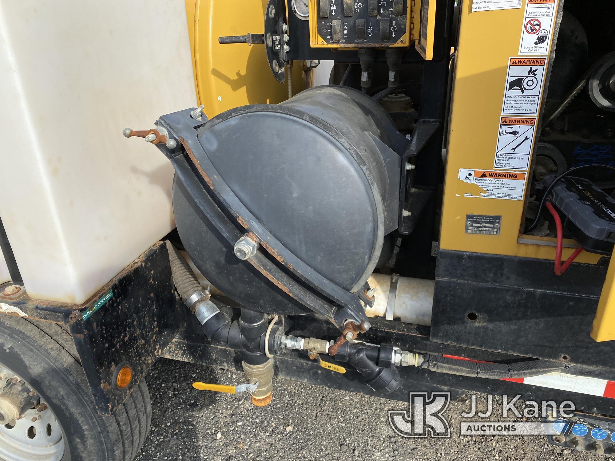 (Plymouth Meeting, PA) 2018 Vermeer VX50-500 Vacuum Excavation Unit, Trailer Mtd. Runs, Not Charging