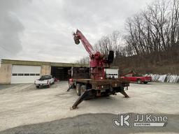 (Rensselaer, NY) Altec D3060A-TR, Digger Derrick rear mounted on 2011 Peterbilt 365 6x4 Flatbed/Util