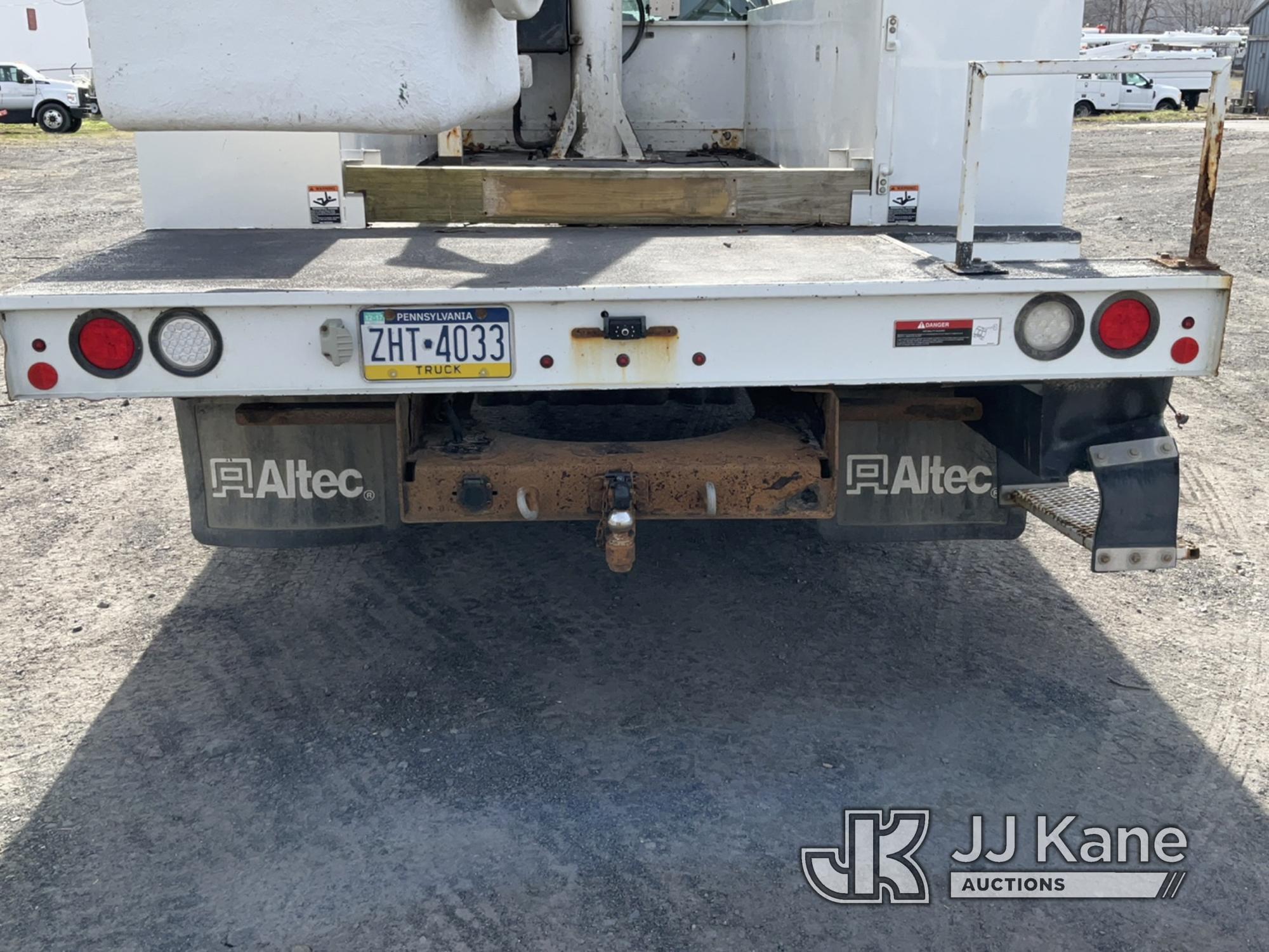 (Plains, PA) Altec AT200A, Telescopic Non-Insulated Bucket Truck mounted behind cab on 2015 Ford F45