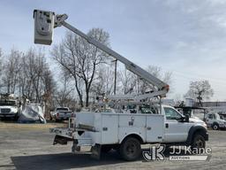 (Plains, PA) Altec AT200A, Telescopic Non-Insulated Bucket Truck mounted behind cab on 2015 Ford F45