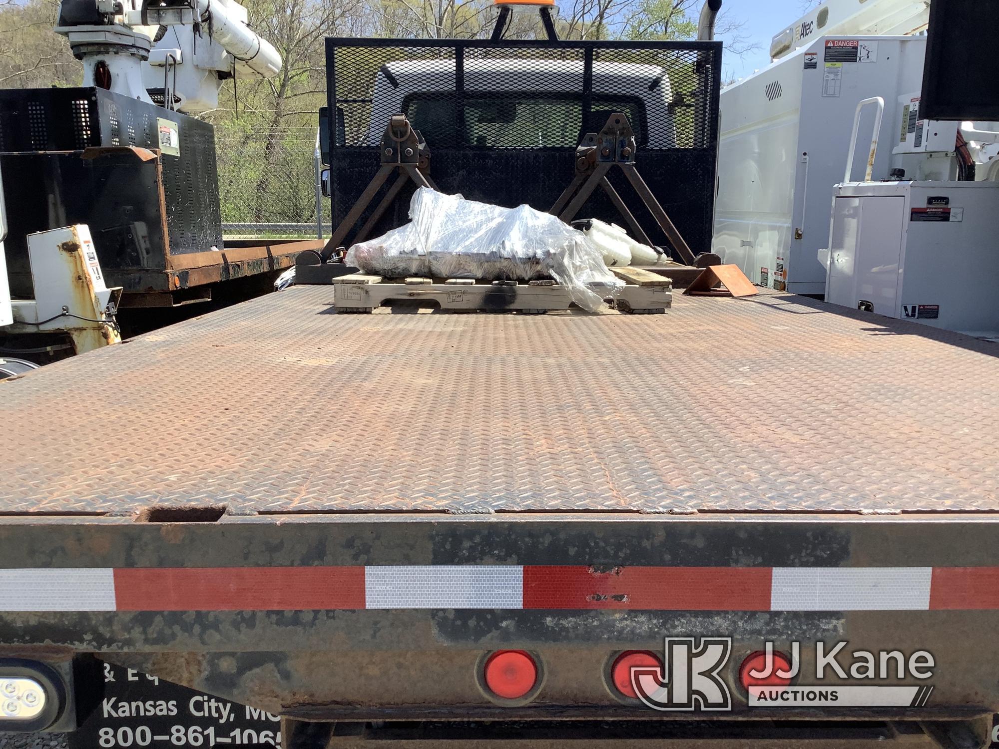 (Smock, PA) 2014 Freightliner M2 106 Flatbed Truck Not Running, Condition Unknown, Engine Disassembl