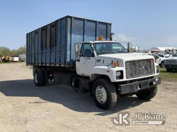 (Bellport, NY) 1999 GMC C7500 Dump Debris Truck Runs & Moves, Dump Not Operating, Dump Frame Twisted