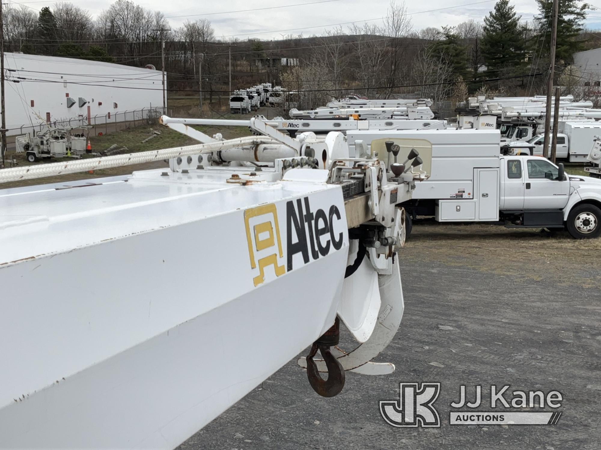 (Plains, PA) Altec DM47B-TR, Digger Derrick rear mounted on 2017 Freightliner M2 106 Utility Truck R