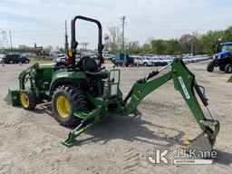 (Plymouth Meeting, PA) 2020 John Deere 2032 4x4 Mini Tractor Loader Backhoe Runs & Operates