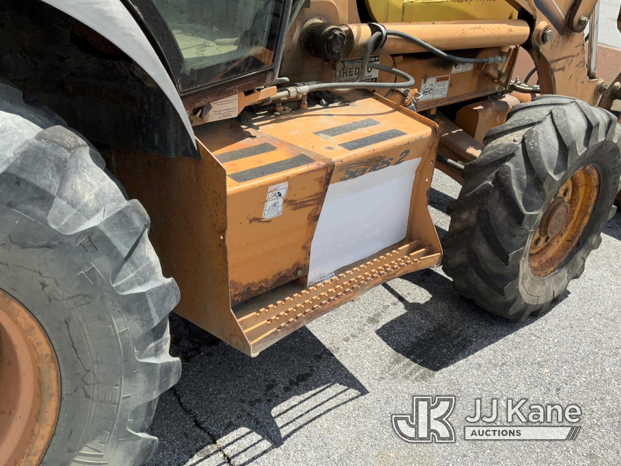 (Chester Springs, PA) 2006 Case 580M Tractor Loader Backhoe No Title) (Runs & Moves, Hyd Hammer Cond