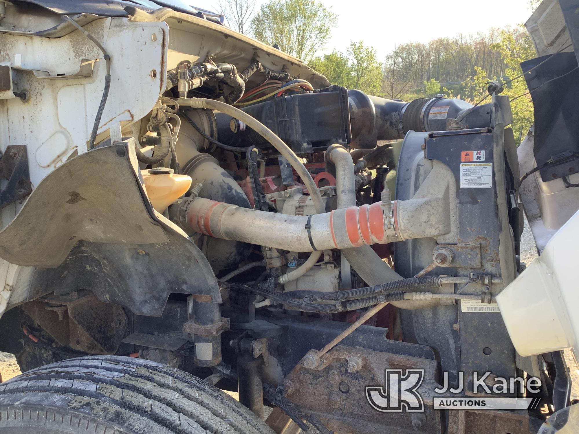 (Houston, PA) 2013 Ford F750 Dump Truck Runs, Moves & Operates) (Check Engine Light On, Rust & Body