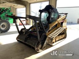 (Fort Wayne, IN) 2014 Caterpillar 299DXHP Tracked Skid Steer Loader Runs, Moves & Operates) (No Key)