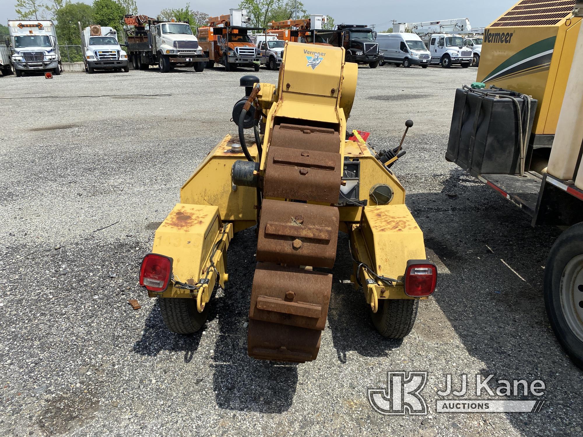 (Plymouth Meeting, PA) Vermeer TC4A Walk-Beside Trench Compactor Condition Unknown