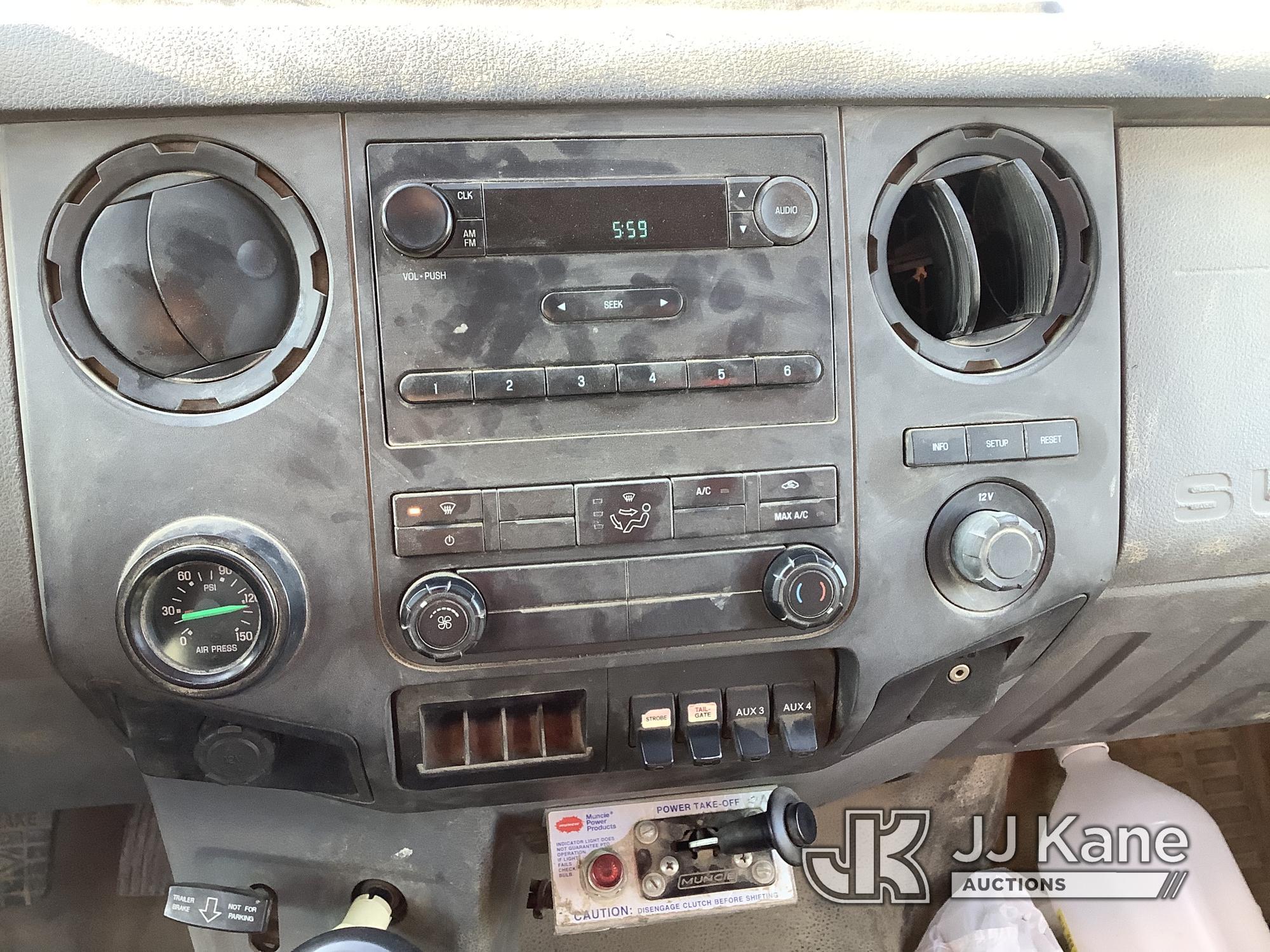 (Houston, PA) 2013 Ford F750 Dump Truck Runs, Moves & Operates) (Check Engine Light On, Rust & Body