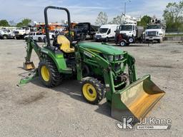 (Plymouth Meeting, PA) 2020 John Deere 2032 4x4 Mini Tractor Loader Backhoe Runs & Operates