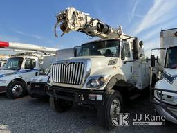 (Plymouth Meeting, PA) Altec DM47-TR, Digger Derrick rear mounted on 2008 International 7300 4x4 Uti