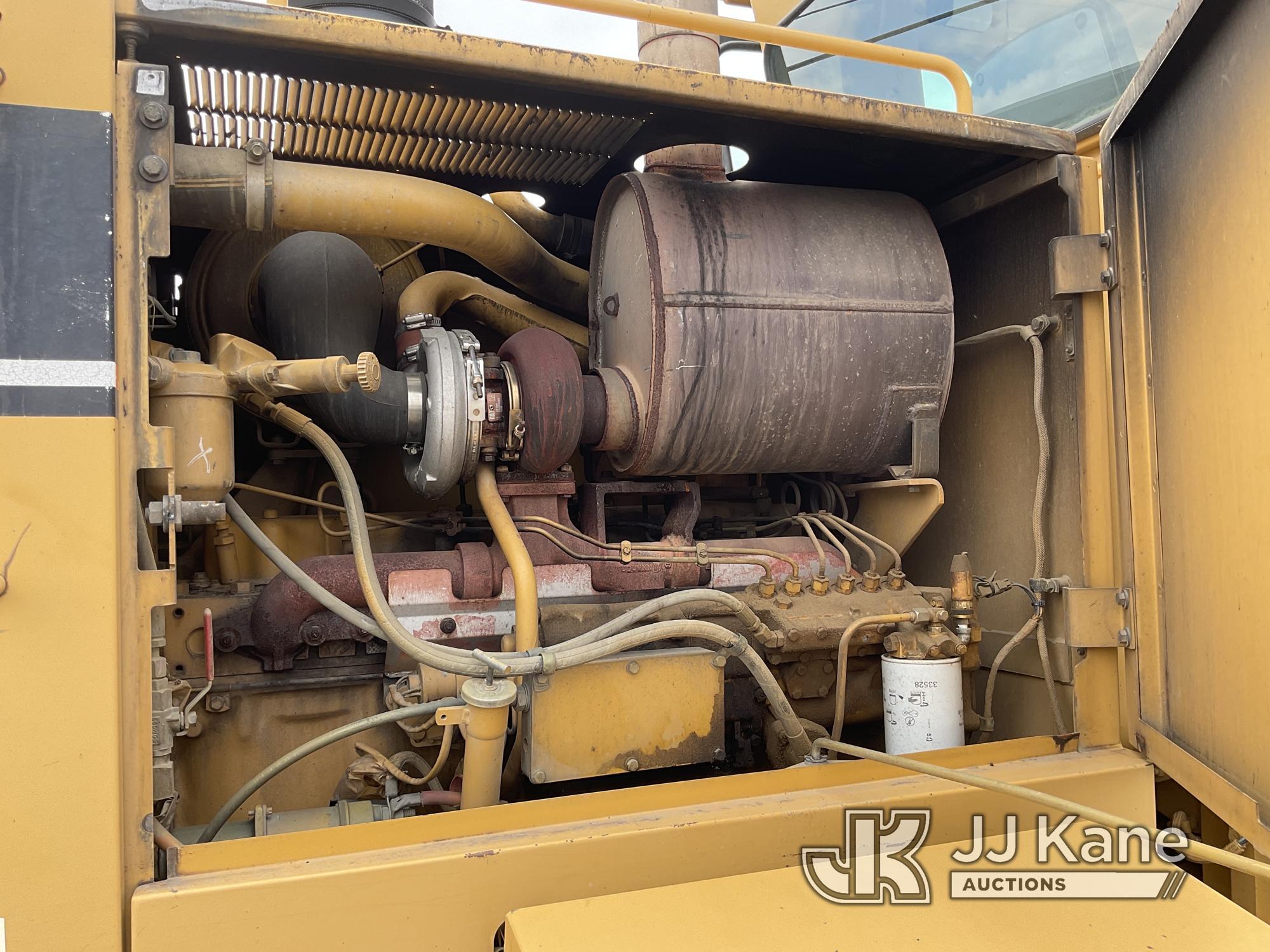 (Jurupa Valley, CA) 2001 Cat 143H Motor Grader, EROPS, Pan, Tilt, Rotate, Mould Board, Hydraulic Rip
