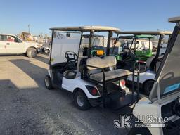 (Jurupa Valley, CA) 2011 Yamaha Golf Cart Runs & Moves, Operates Without Key, True Hours Unknown