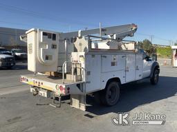 (Jurupa Valley, CA) Altec AT200A, , 2012 Ford F450 Service Truck Runs & Moves, Missing Generator and