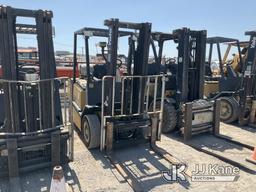 (Jurupa Valley, CA) 2001 Yale GNP050RGNUAF086 Solid Tired Forklift Runs & Operates
