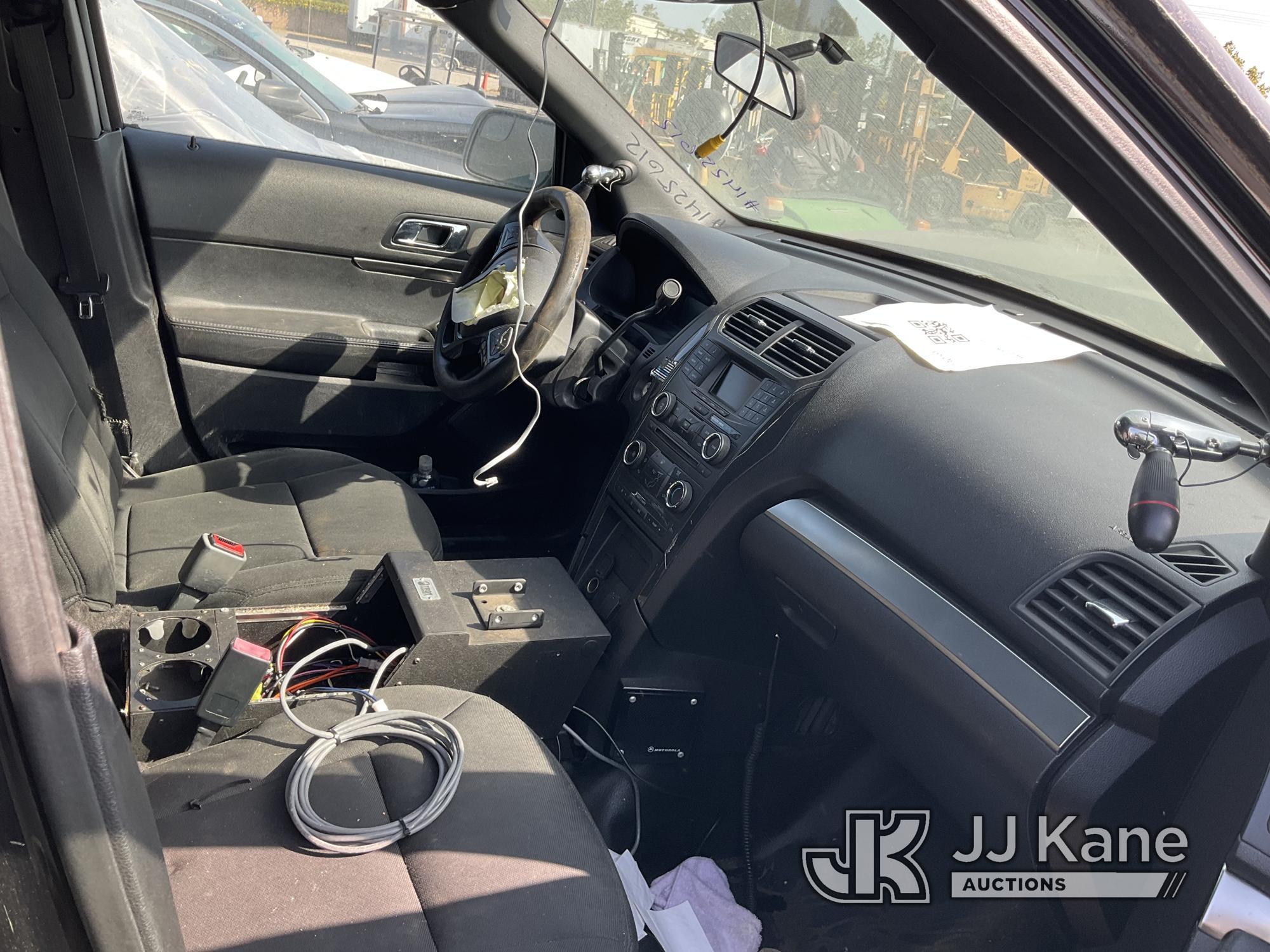 (Jurupa Valley, CA) 2017 Ford Explorer AWD Police Interceptor Sport Utility Vehicle Vehicle Wrecked,