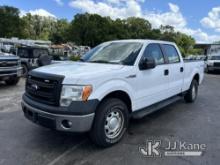 (Ocala, FL) 2014 Ford F150 4x4 Crew-Cab Pickup Truck Duke Unit) (Runs & Moves) (Check Engine Light O