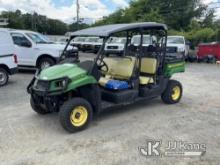 (Charlotte, NC) 2013 John Deere XUV550 Gator 4x4 Quad-Cab Yard Cart Duke Unit) (Not Running, Conditi