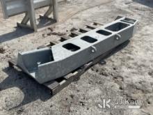 Galvanized Front Bumpers (Like New) NOTE: This unit is being sold AS IS/WHERE IS via Timed Auction a