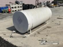 Empty 500 Gallon Fuel Tank (Holds Fuel) NOTE: This unit is being sold AS IS/WHERE IS via Timed Aucti